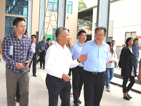 News | Branch of the Agricultural Bank of China Chen Zhanhong and his delegation visited Huabao Stone for investigation and research