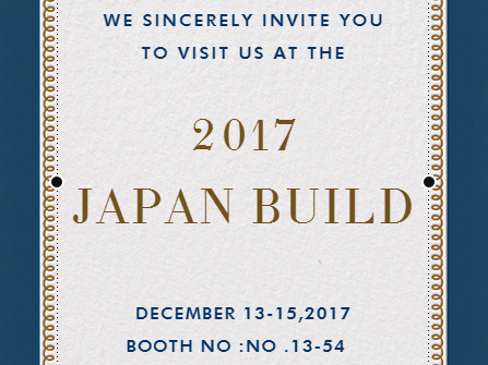 JAPAN BUILD 2017:13-15th, December