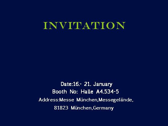 2017 Germany stone fair invitation